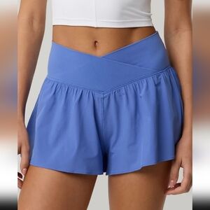S: Aerie Crossover Flowy Stretch Shorts